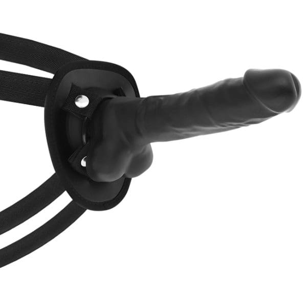 COCK MILLER - HARNESS + SILICONE DENSITY ARTICULABLE COCKSIL BLACK 18 CM 3